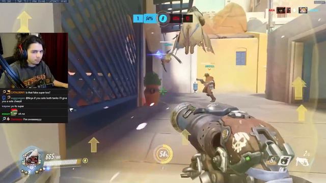super went roadhog against me w/ reactions | Overwatch смотреть онлайн