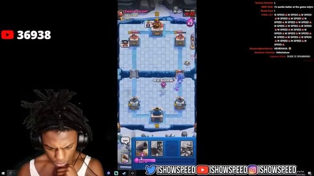 IShowSpeed Plays Clash Royale