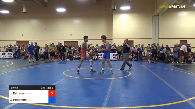 2018 Marine Corps US Open/Masters B Greco Roman 78 Semis - Jeffery Estrada (Sons) Vs. Cort Peterse смотреть онлайн