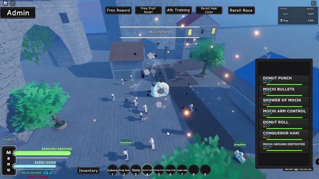 [AOPG] MOCHI AWAKENING ATTACKS SNEAK SHOWCASE | A One Piece Game | Roblox