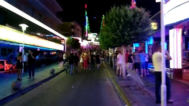 Night Magaluf (Mallorca). Sept 2014. Ночной Магалуф (Майорка)