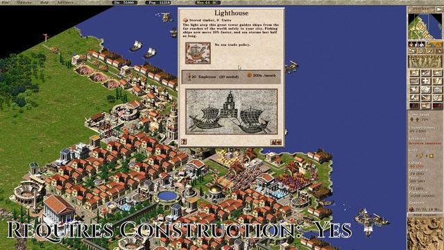 Caesar 3 Augustus New Building Guide! смотреть онлайн