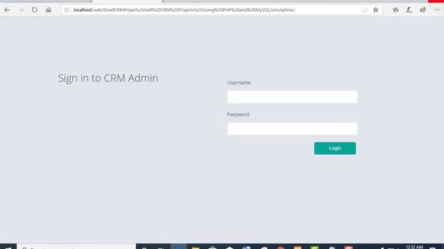 CRM Project using PHP and MySQL With Source Code смотреть онлайн
