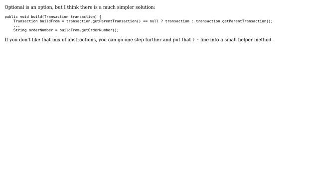 Simplify decision whether to use one object or another in Java (4 Solutions!!) смотреть онлайн