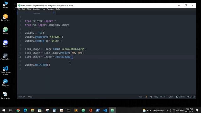 How to Display Image on a Tkinter Window смотреть онлайн