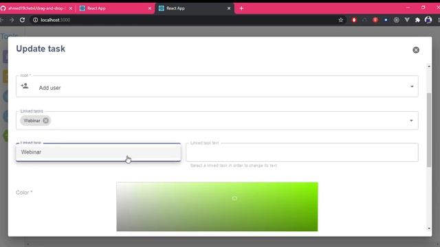 React App drag and drop смотреть онлайн