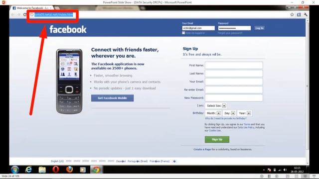 Example for Phishing Attack смотреть онлайн
