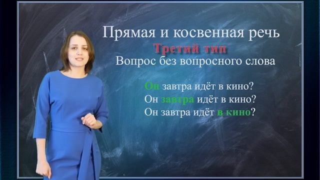 29. Russian Grammar: Direct And Indirect Speech