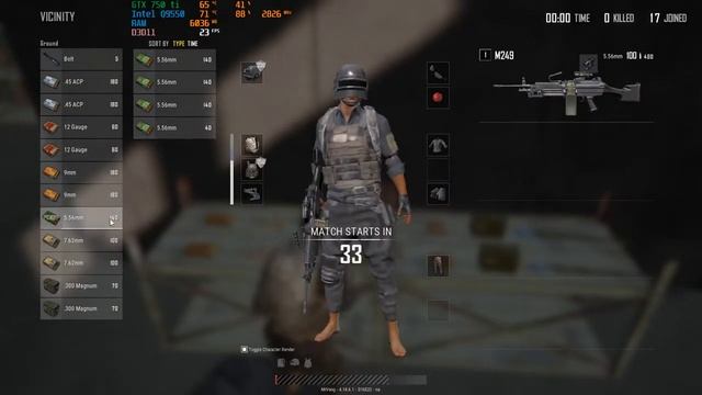 Core 2 quad q9550 Gtx 750Ti - Tes FPS PUBG Di training смотреть онлайн