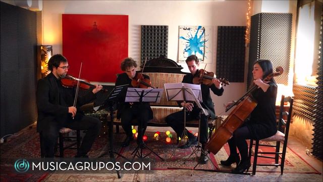 CUARTETO DE CUERDA - CANTATA de J.S. BACH - MUSICA CLASICA DIFERENTE Y ORIGINAL PARA BODAS Y EVENTO смотреть онлайн