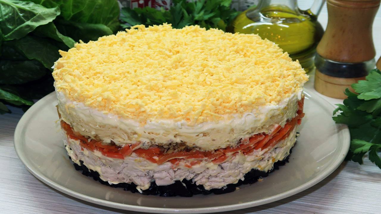 Салат Марсель Наивкуснейший салат с курицей, черносливом и морковью по-корейски смотреть онлайн