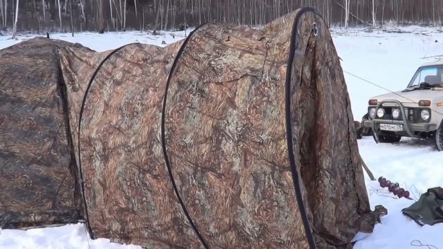 Тамбур для палатки УП-2. Практика применения. смотреть онлайн