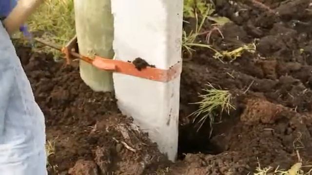 Установка опор ЛЭП ООО НВ- строй смотреть онлайн