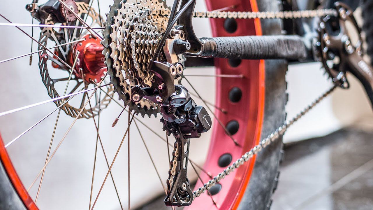 Установка на фэтбайк трансмиссии 1x11 - Shimano XT M8000, Garbaruk NW 28T, KMC