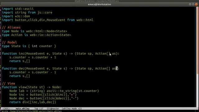 Functional Reactive Programming in Whiley смотреть онлайн