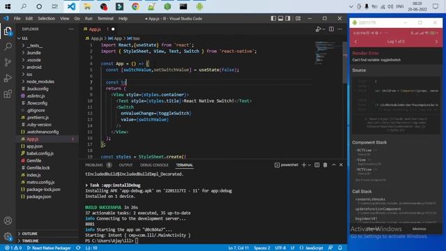 React Native Switch || in Hindi #19 смотреть онлайн