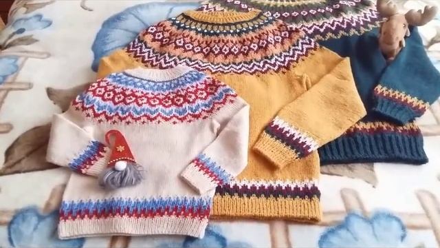 СВИТЕРА ДЛЯ ВСЕЙ СЕМЬИ, ИТОГИ FAMILY LOOK ПРОЕКТА/sweaters Family Look