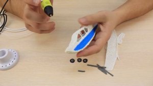 Рисуем 3Dручкой! Летающий самолёт! Почти. DIY