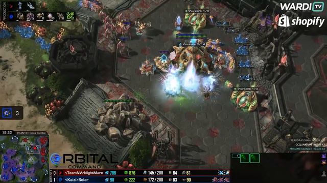 Solar vs NightMare - WardiTV Team Liquid Map Contest Tournament! [StarCraft 2] смотреть онлайн
