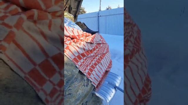 Jimny замёрз, последствия использования одеяла под капот.