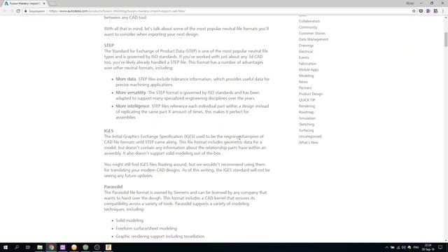 Форматы файлов Fusion 360 - Теория - Выпуск #197 смотреть онлайн