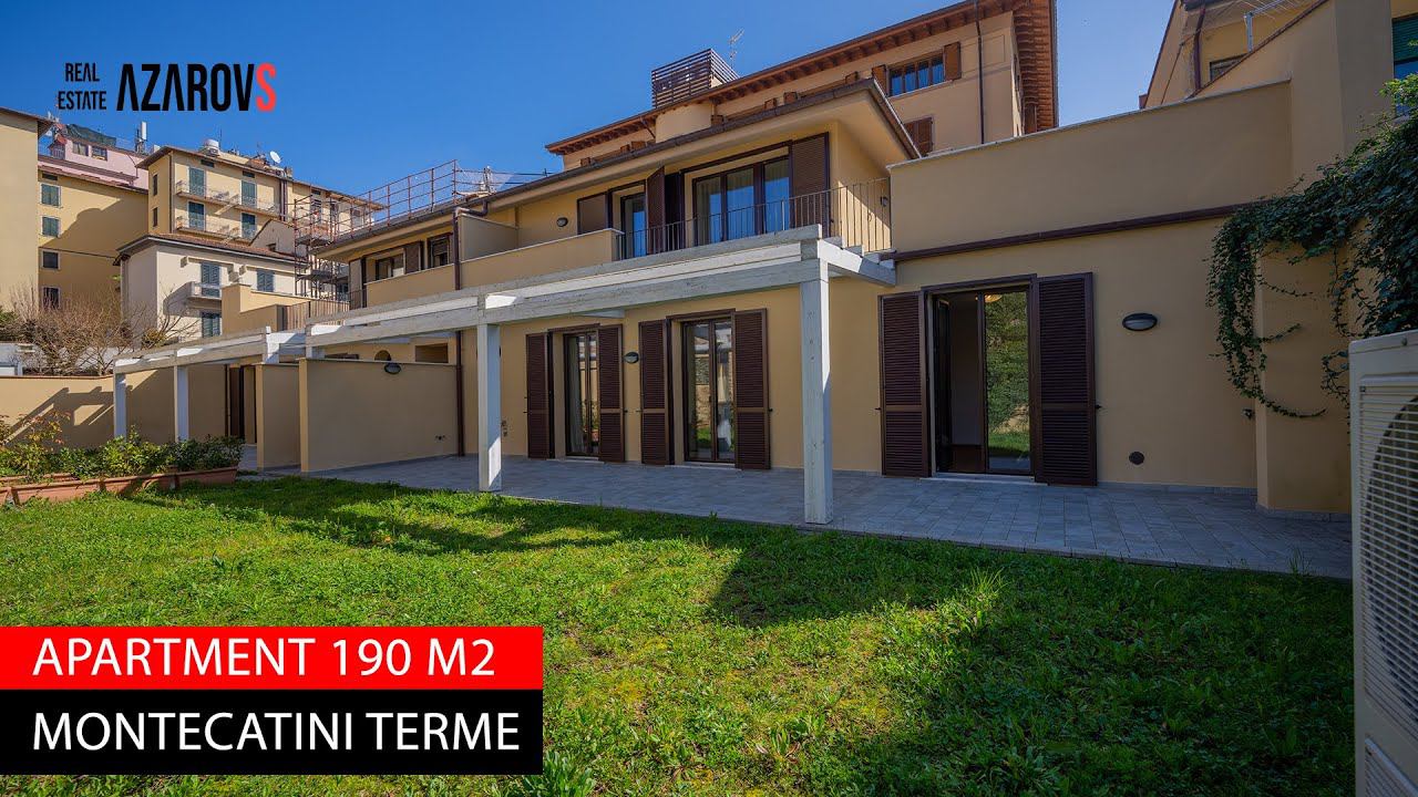 Elite Two-storey Townhouse For Sale In Montecatini Terme