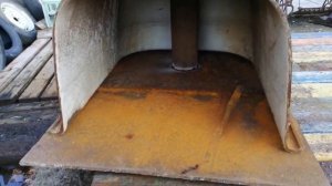 Русская мини печь из чугунной ванны