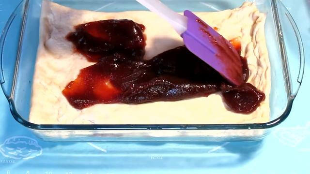 Изумительно вкусный пирог из слоеного теста с вареньем или повидлом смотреть онлайн