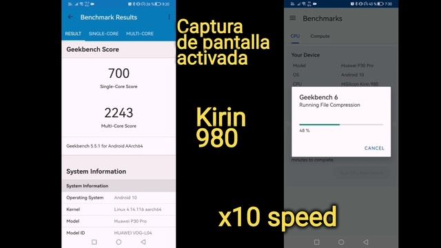 Geekbench 5 Vs Geekbench 6: P30 Pro Kirin 980.