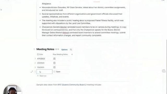 Summarize long meeting notes or meeting minutes into 5 bullet points with Coda AI + Template смотреть онлайн