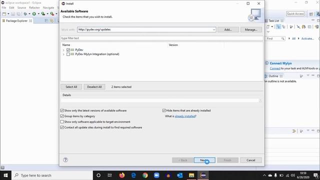 Live Coding Python in Eclipse IDE смотреть онлайн