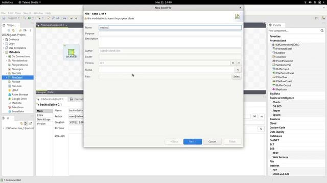 Read a large Excel spreadsheet with multiple tabs into one SQLite Table with Talend смотреть онлайн