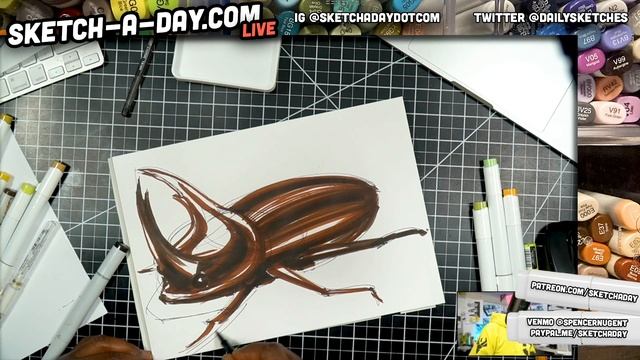 How to draw a beetle: Industrial Design Sketching by Sketch A Day смотреть онлайн