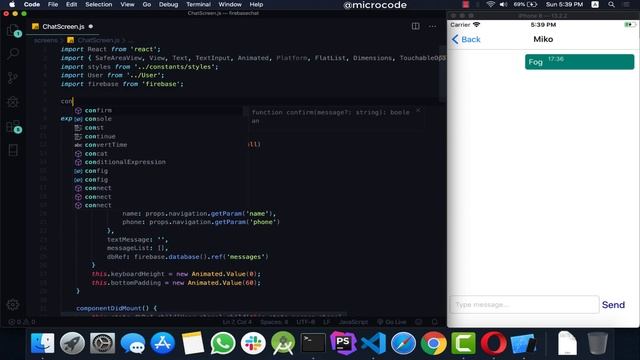 #2 React Native Chat App with Firebase Part 2 смотреть онлайн