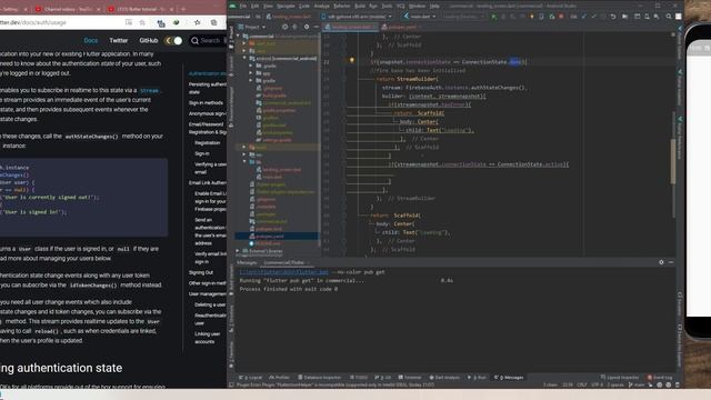 Flutter Tutorial Firebase AuthStateChange #02 - 2021 - Tamil