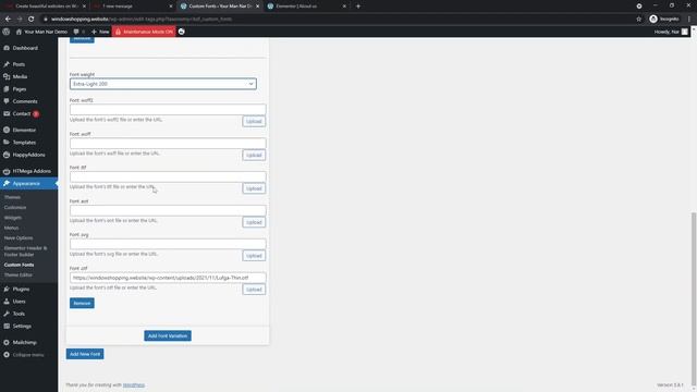 How I upload ANY custom font on Elementor Free & WordPress - Step by step guide смотреть онлайн