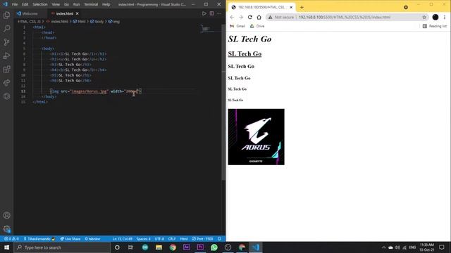 HTML 4th tutorial | How to add an image for a web page | Sinhala Tutorial смотреть онлайн