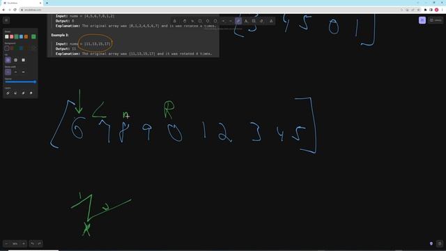 Find Minimum in Rotated Sorted Array - Blind 75 # 39 - Typescript смотреть онлайн