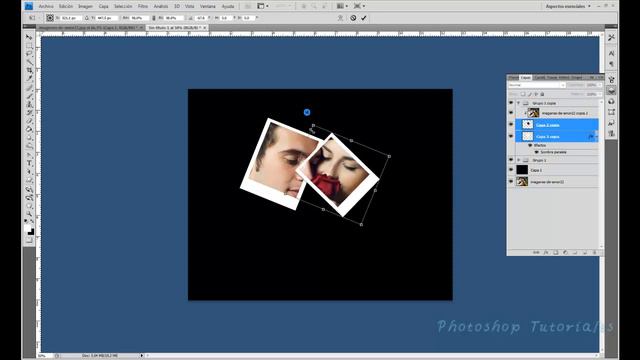 Tutorial Photoshop - Efecto álbum De Fotos / Collage And Photos Effect / HD