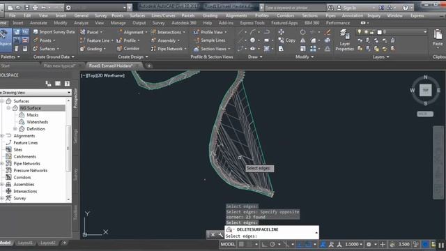 Learn Civil 3d 2017 |3| Creat Surface смотреть онлайн