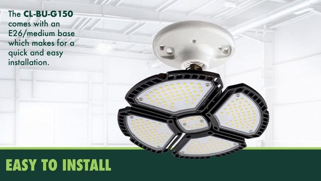 Pinegreen Lighting 4-Panel LED Utility Light Bulb 15000 Lumens Model# CL-BU-G150 смотреть онлайн