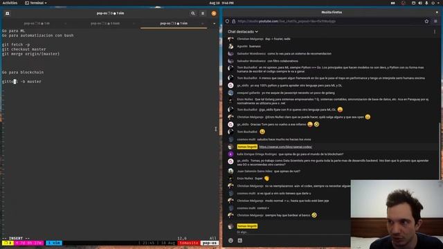 Just chatting - Para que podemos usar Golang смотреть онлайн