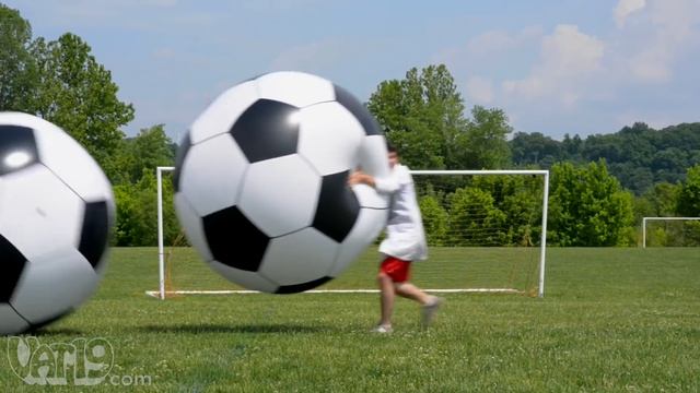 What Happens When You Fill a Giant Soccer Ball with Helium and Other Burning Questions | VAT19 смотреть онлайн