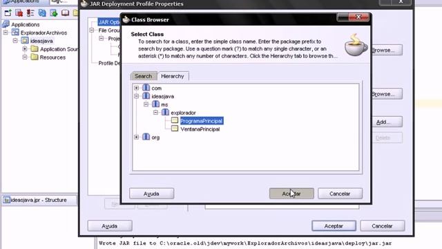 Crear archivo jar con JDeveloper смотреть онлайн