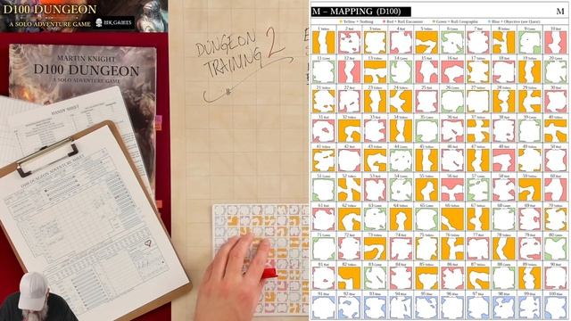 D100 Dungeon: component overview, character creation, playthrough Quest - Dungeon Training 1 & 2 смотреть онлайн