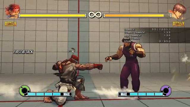Street fighter 4 mod.True fist of ansatsuken.Ryu and Evil ryu movelist смотреть онлайн