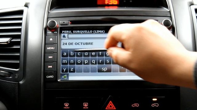 AUTO RADIO DVD GPS KIA SORENTO 2010 2012 смотреть онлайн