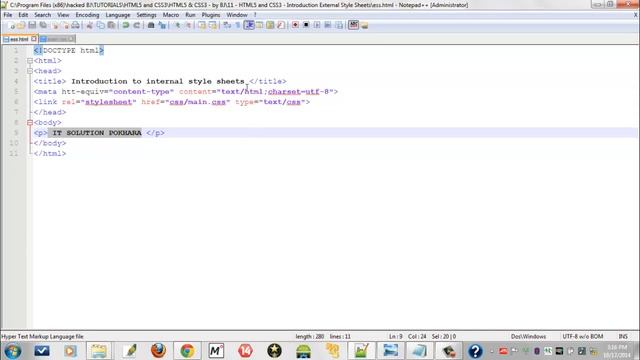 11.HTML5 and CSS3_Introduction External Style Sheets смотреть онлайн