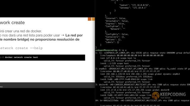 ¿Qué es Docker network create? смотреть онлайн