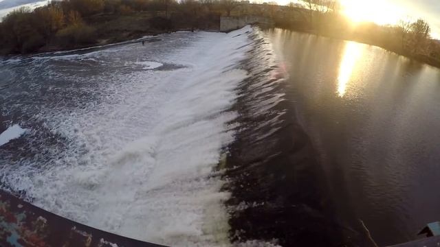 г. Серпухов плотина на реке Нара смотреть онлайн